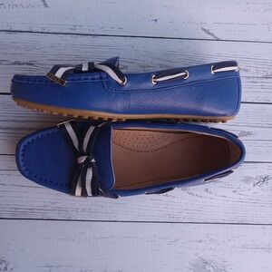 Lauren Ralph Lauren NEW Leather Boat Shoes Loafers Women's Sz 7 Nautical Coastal